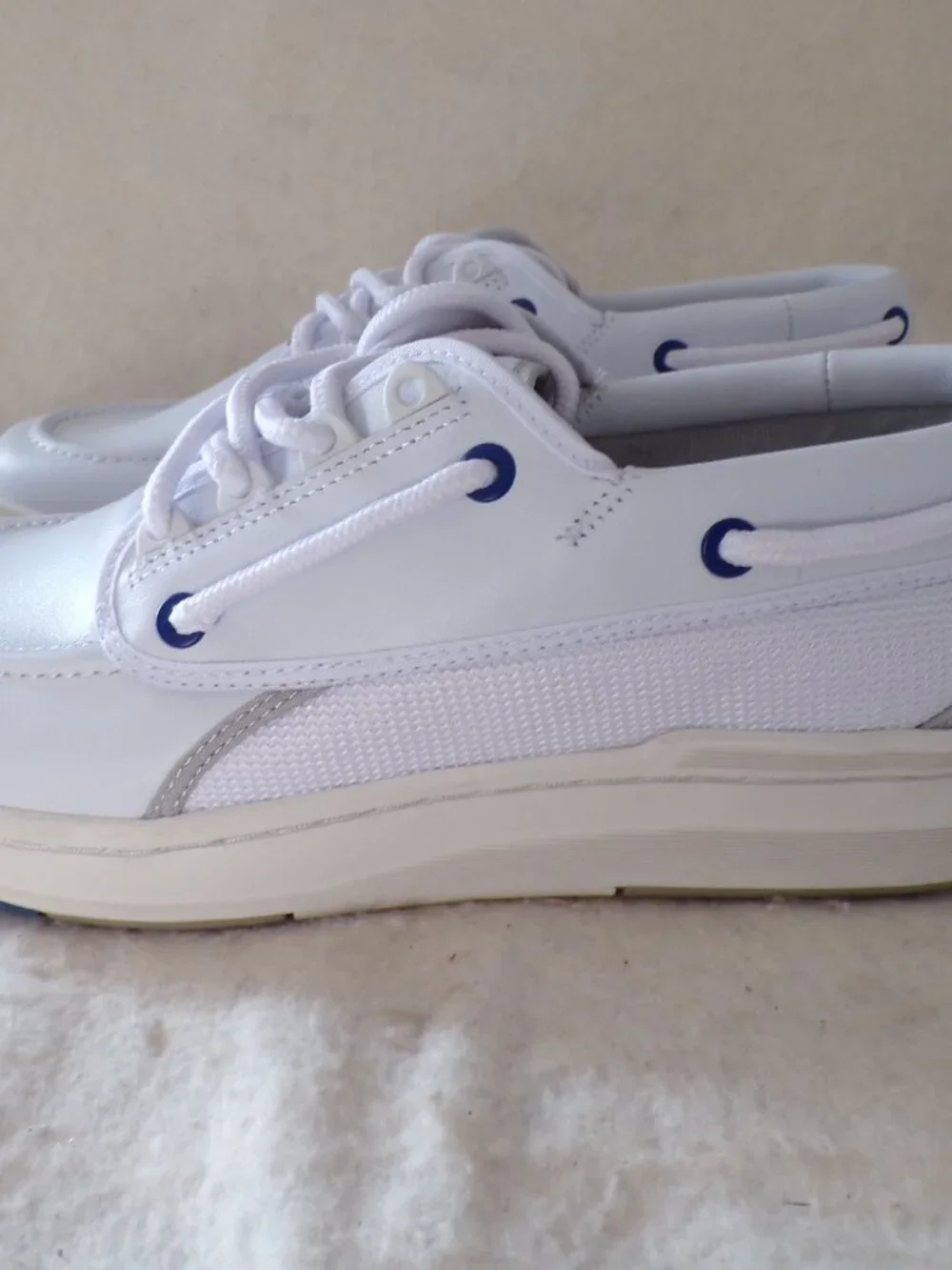 NEW Sperry Top Sider Boat Shoes US12 White STS25901 SIZE 12